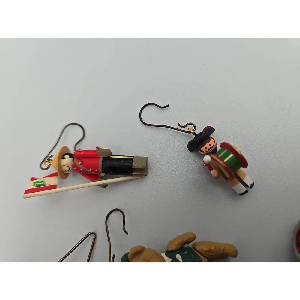 Vintage Hallmark Keepsake miniature ornaments Lot 1990s Holiday‎ Christmas
